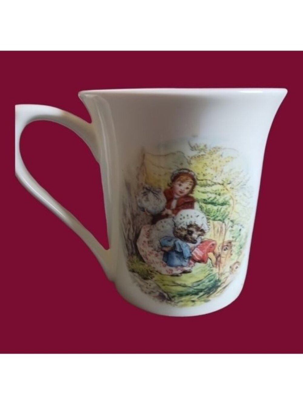 Queens china the world of beatrix pinggy rabbit & mrs.tiggy winkle mugs set of 2 - Picture 3 of 11